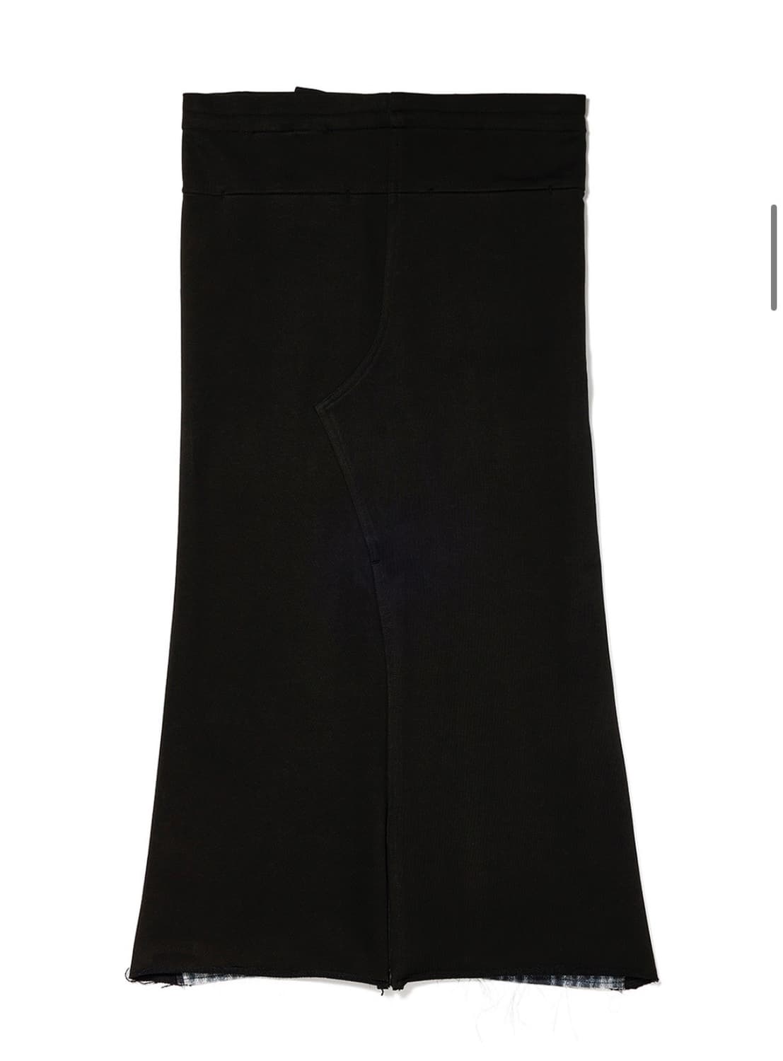 오픈와이와이FRONT JEAN EFFECT JERSEY SKIRT, BL 상품이미지5