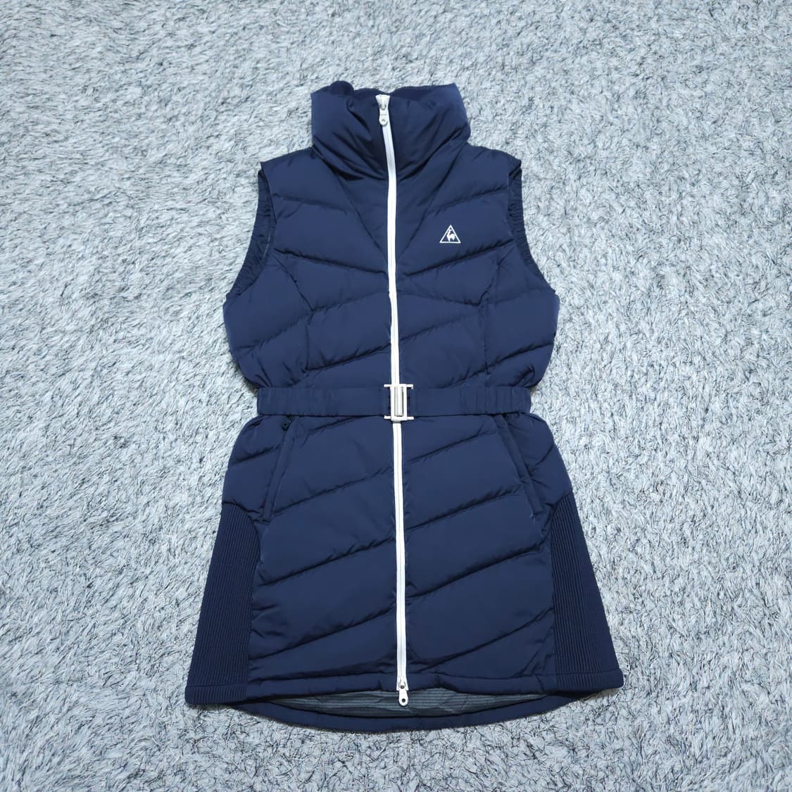 르꼬끄)90 여자 오리털 롱패딩조끼 / 왕눈이샵 상품이미지1