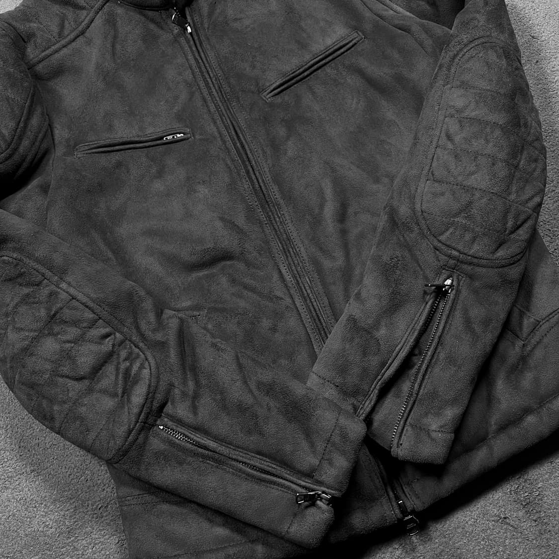 아르마니 익스체인지 스웨이드 바이커 투웨이 자켓 상품이미지3