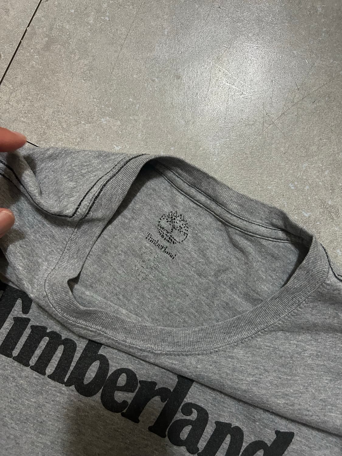 00s 팀버랜드 그레이컬러 빈티지 코튼 숏슬리브 티셔츠 100size   상품이미지3