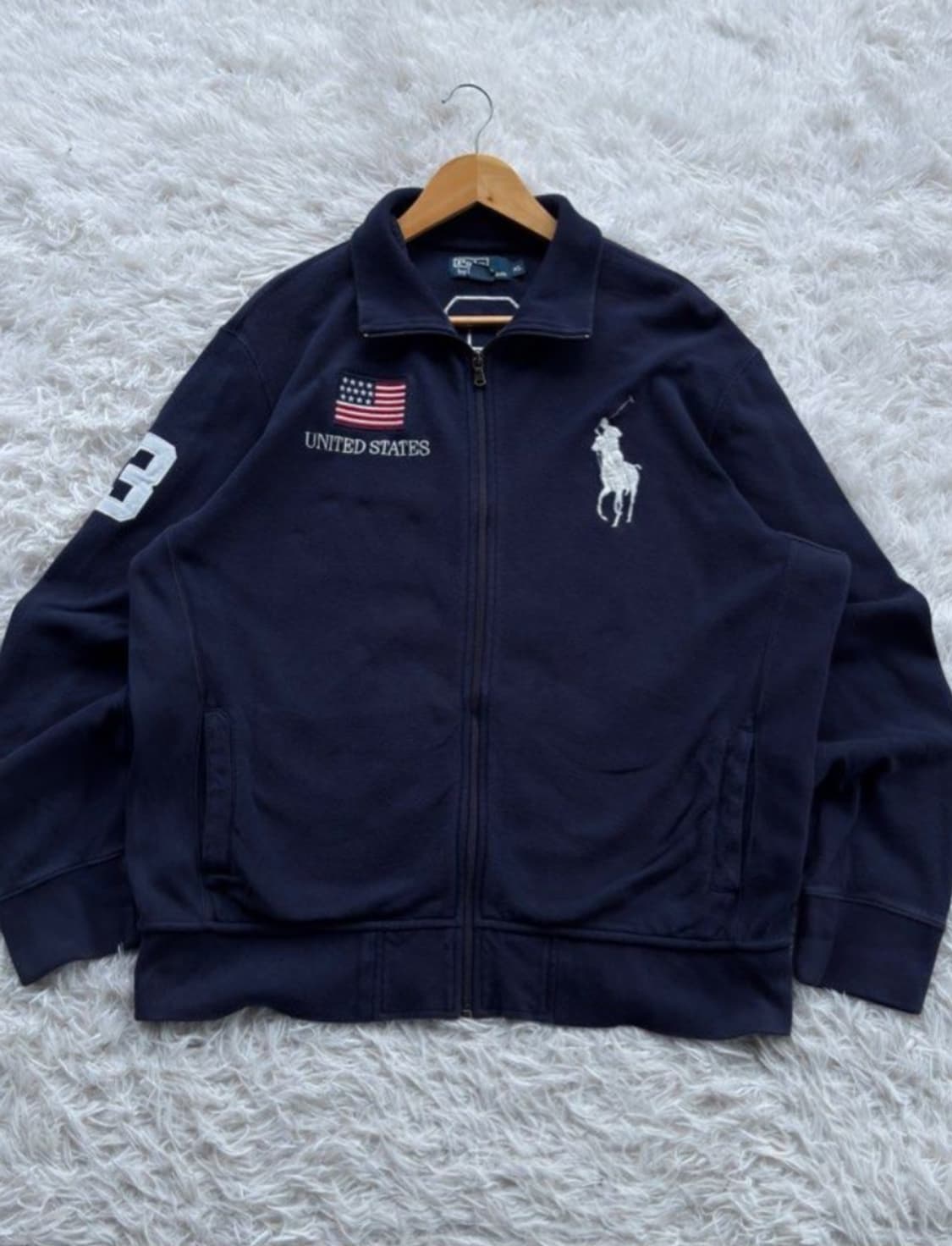 폴로 빅포니 성조기 집업 상품이미지1