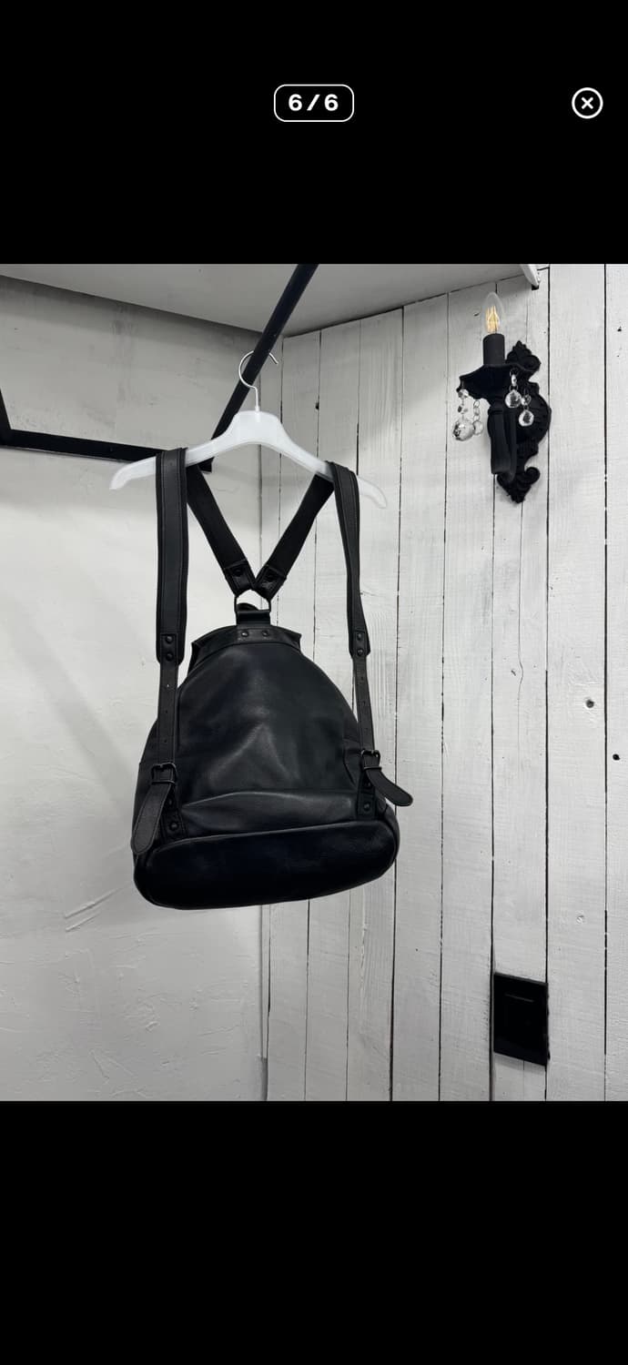 요지야마모토 레더 백팩 상품이미지6