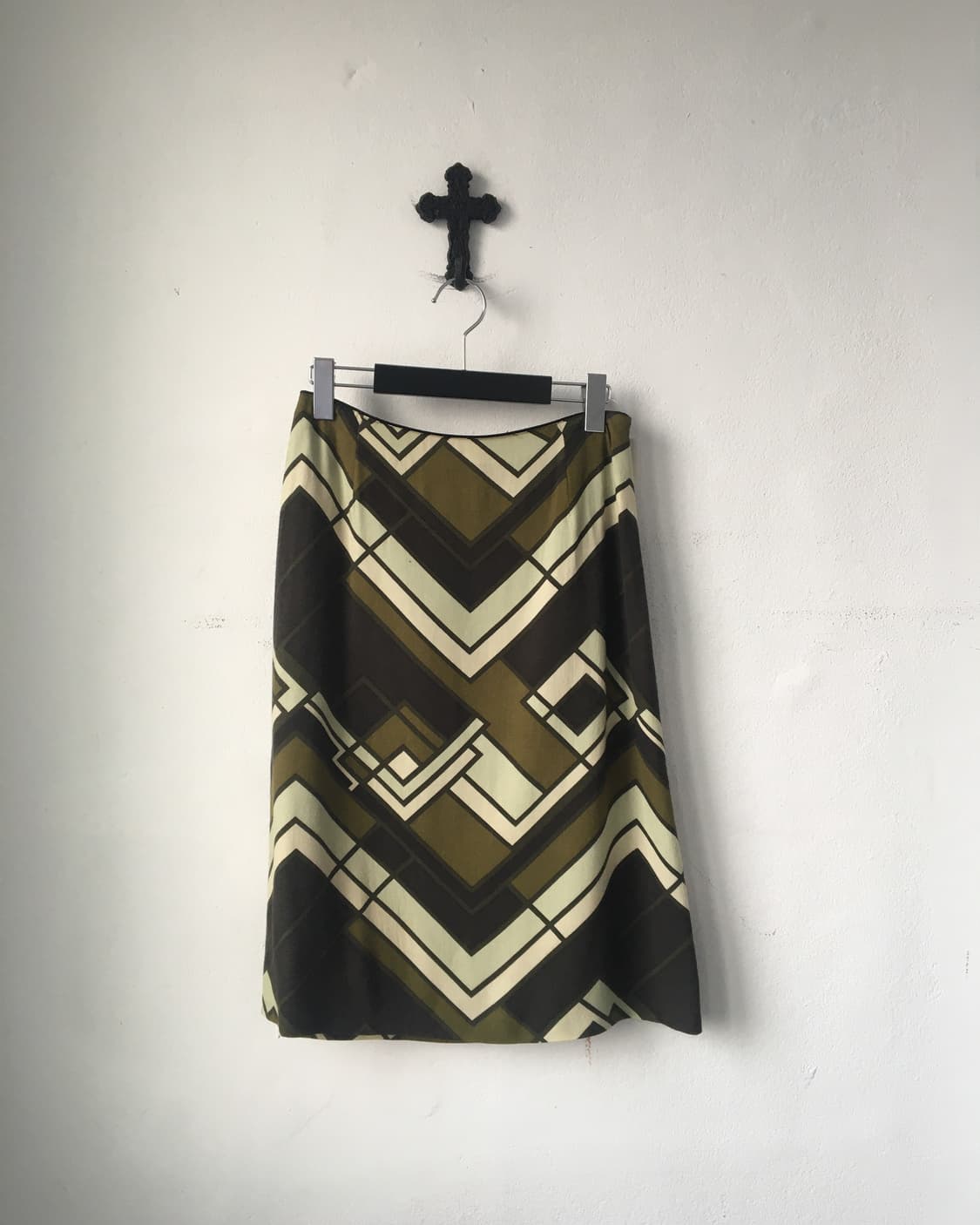 Pattern point knitted skirt 상품이미지1