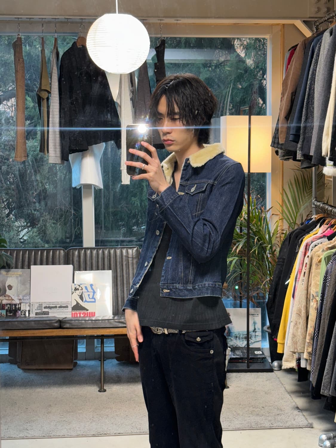 니콜 클럽 데님 쉐르파 자켓 상품이미지4