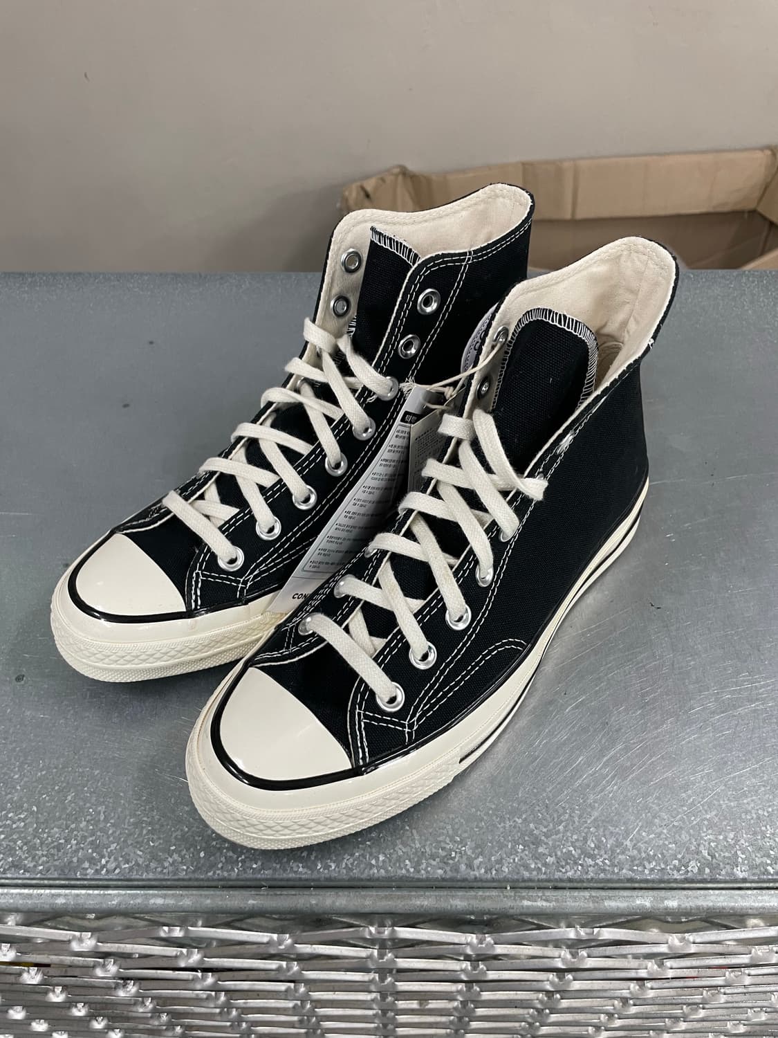 컨버스 척 70 클래식 블랙 250 (새상품) 상품이미지2