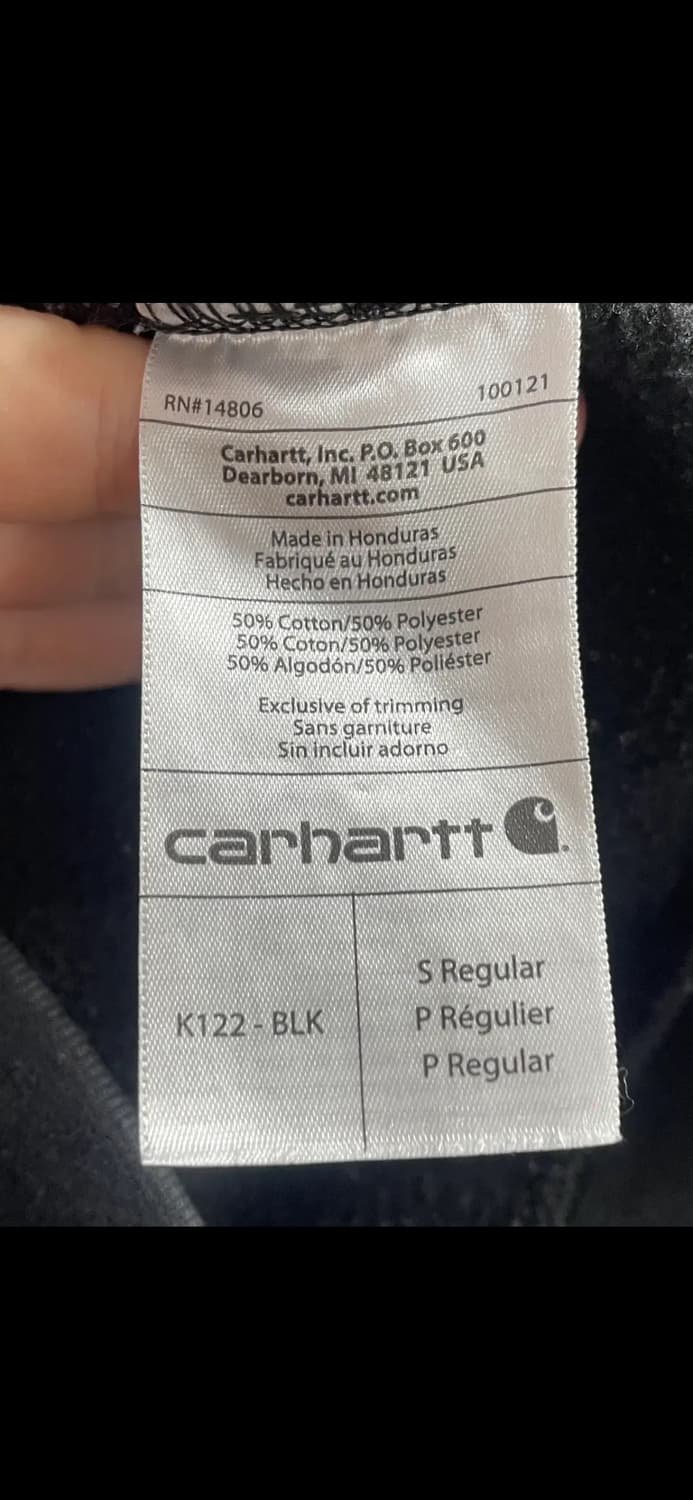 칼하트 후드집업 s 상품이미지3