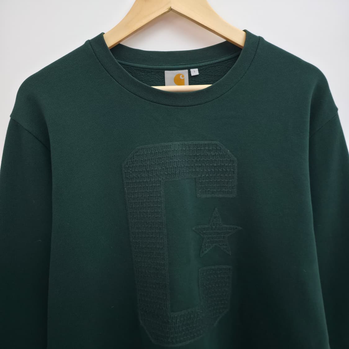 [L] 칼하트 wip 그린 맨투맨 상품이미지2