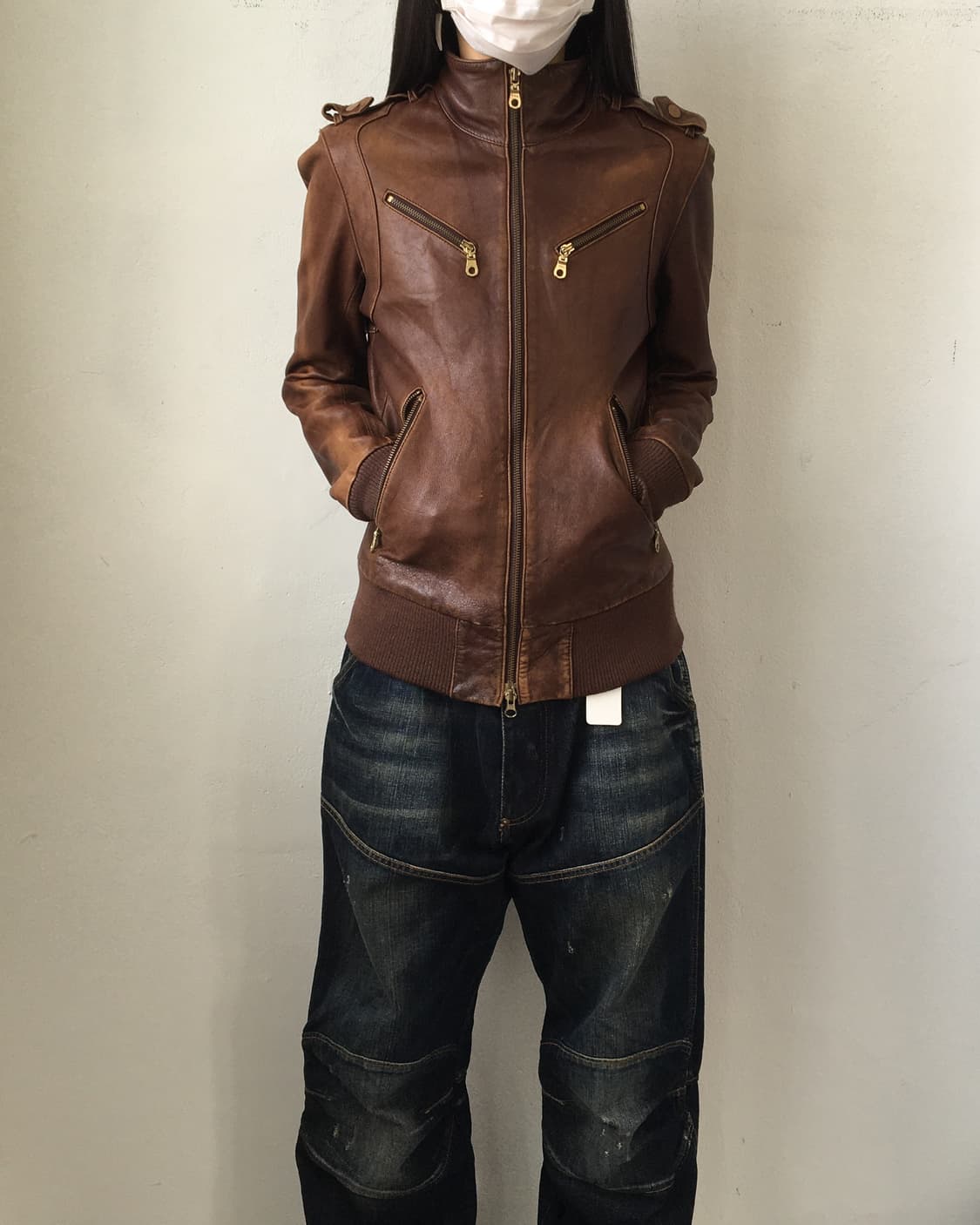 Lamb leather jacket 상품이미지7