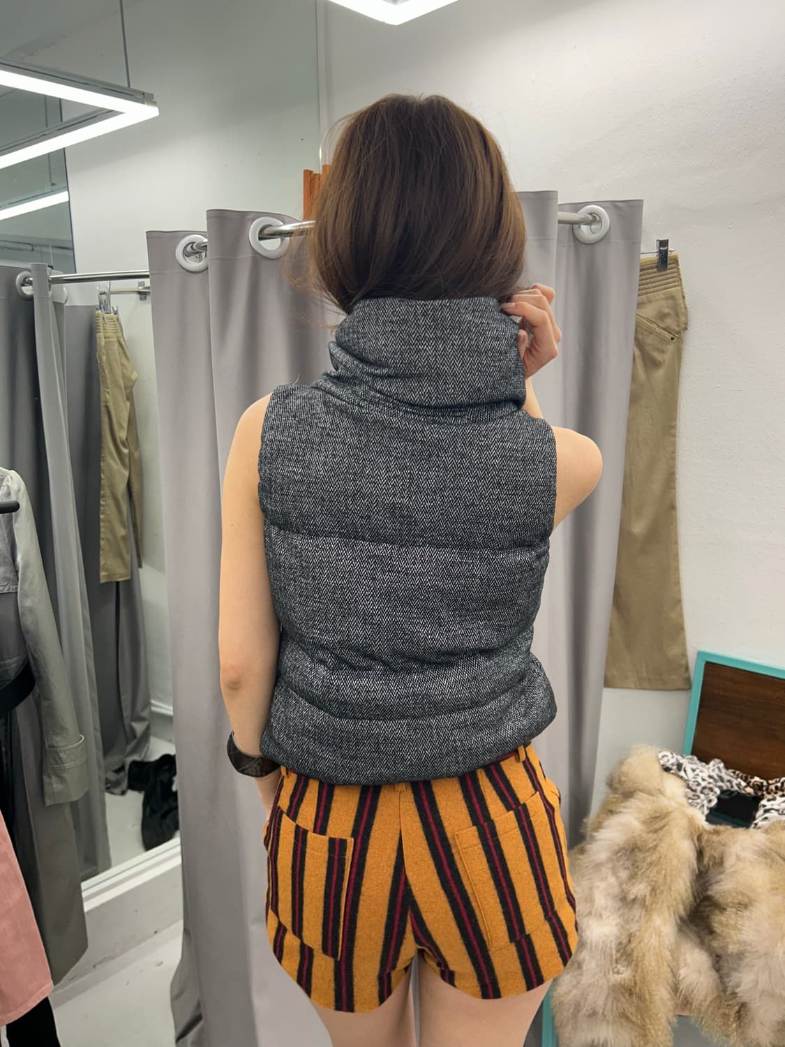 갭 크롭패딩조끼 상품이미지2