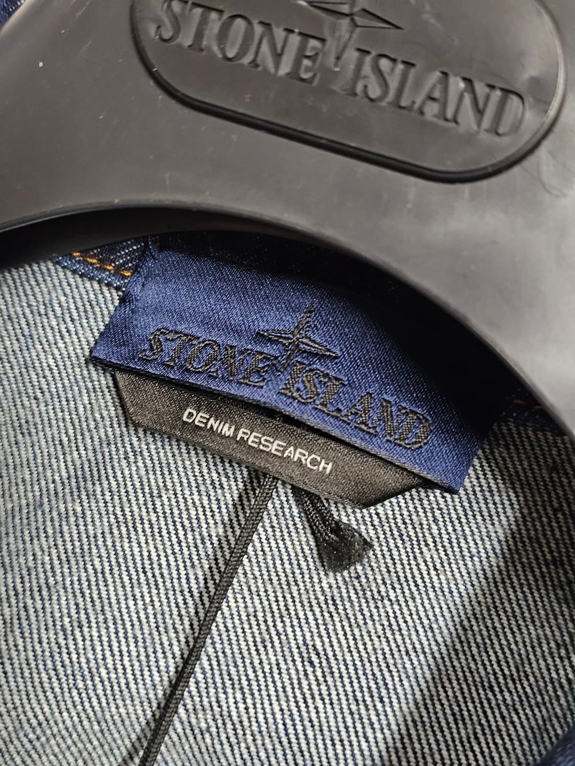 스톤아일랜드 데님 리서치 지퍼 디테일 오버셔츠 26SS (새 상품) 상품이미지3