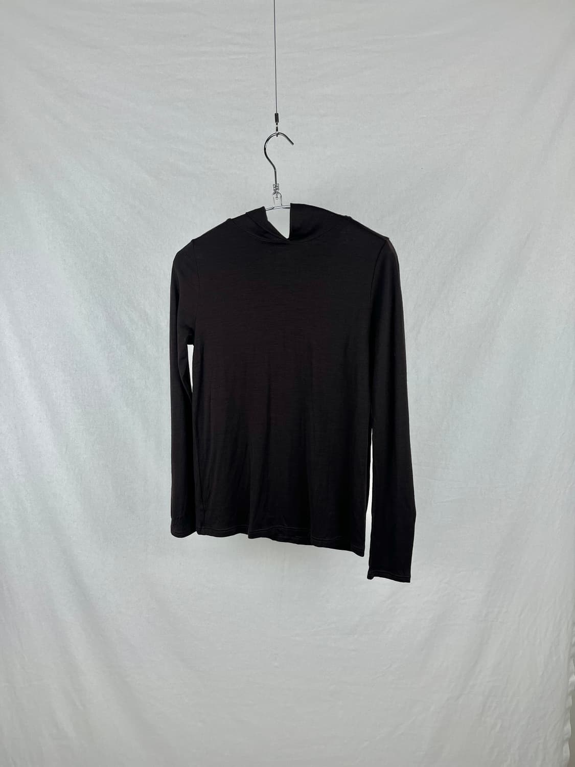 Vintage 브라운 이너 후드티 상품이미지1