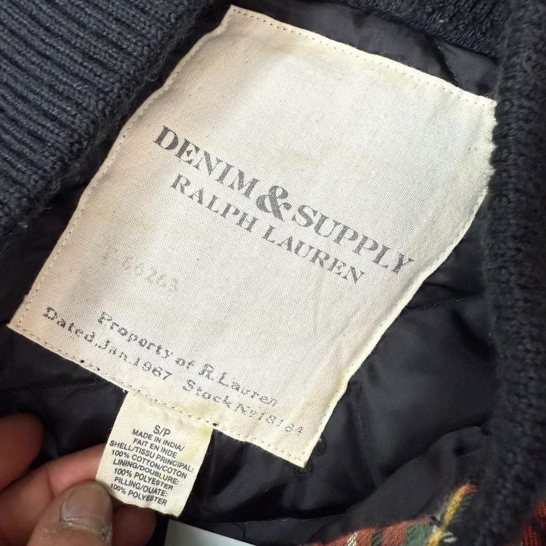 데님앤서플라이 체크자켓 r1960 상품이미지5