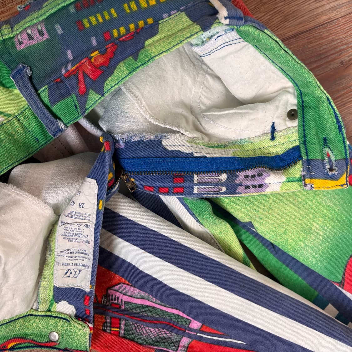 90s 아카이브 24 베르사체 정품 데님 청바지 VJC 빈티지 상품이미지8