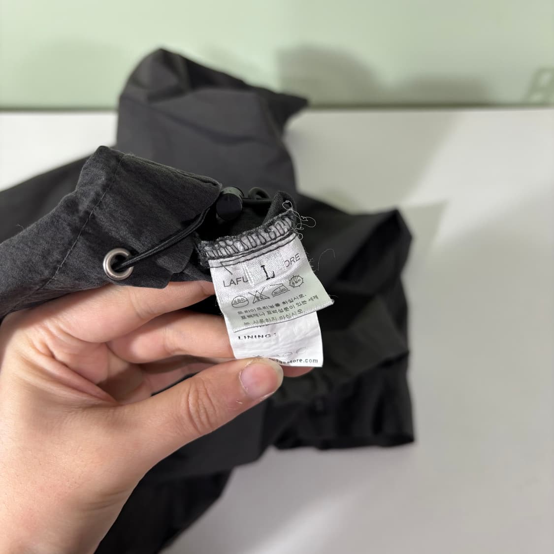 L 라퍼지스토어 진그레이 아노락 상품이미지5