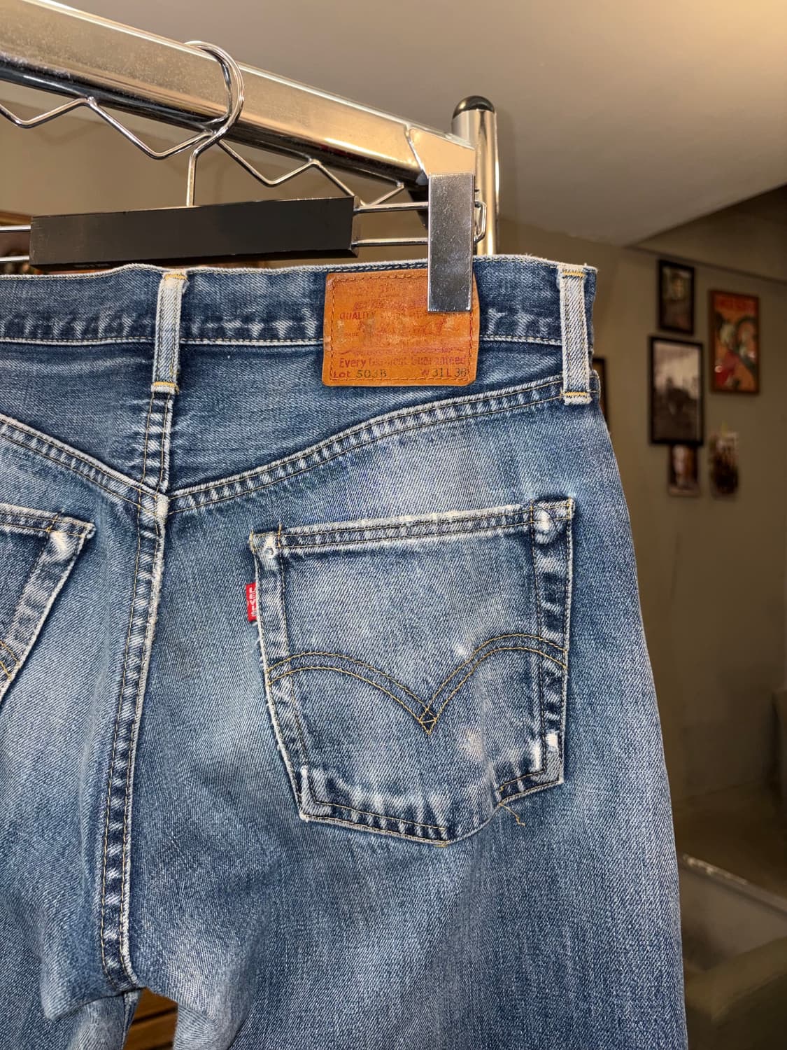 90-00‘s Levi’s 503 J22 selvedge denim 상품이미지10