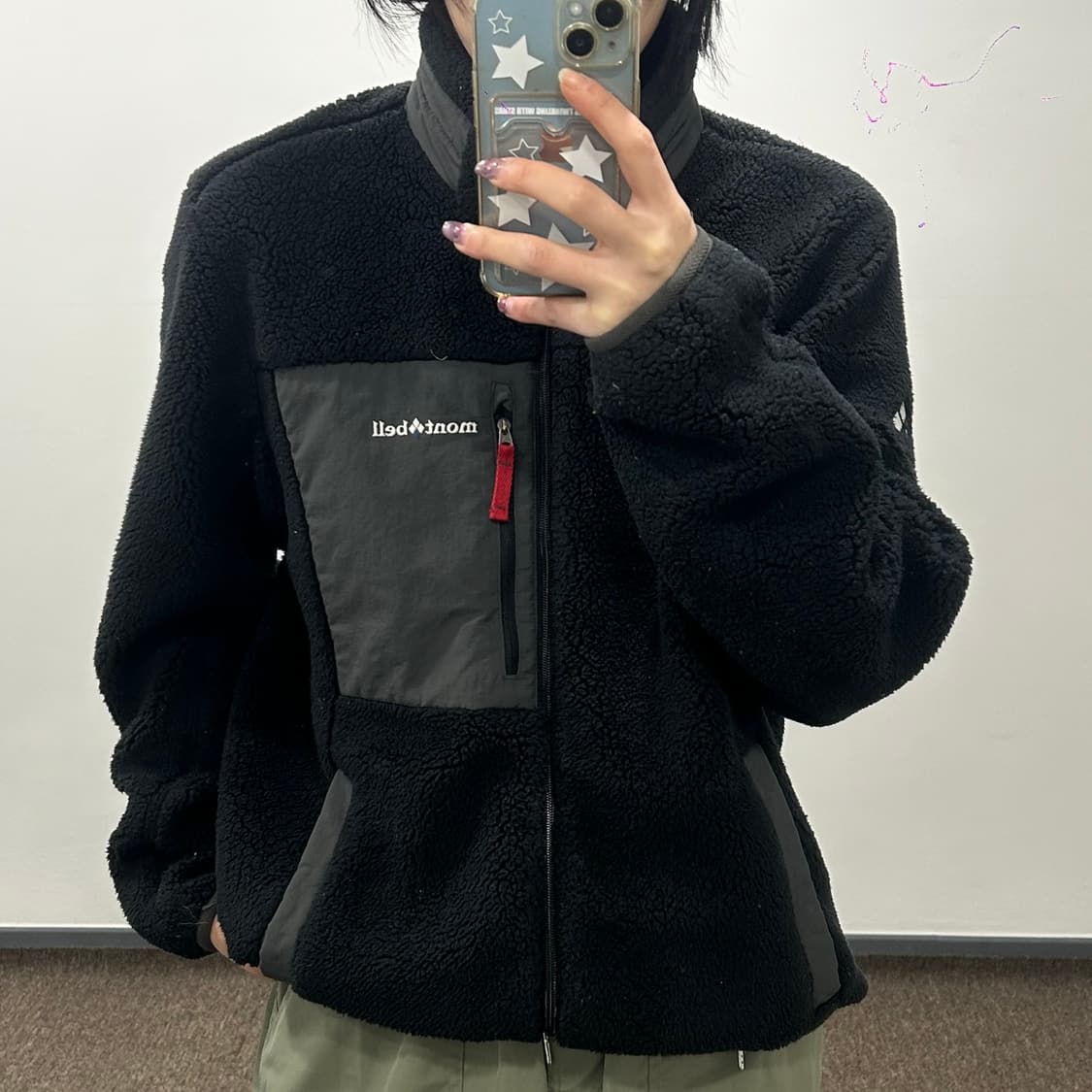 Montbell 몽벨 블랙 후리스 자켓  상품이미지2