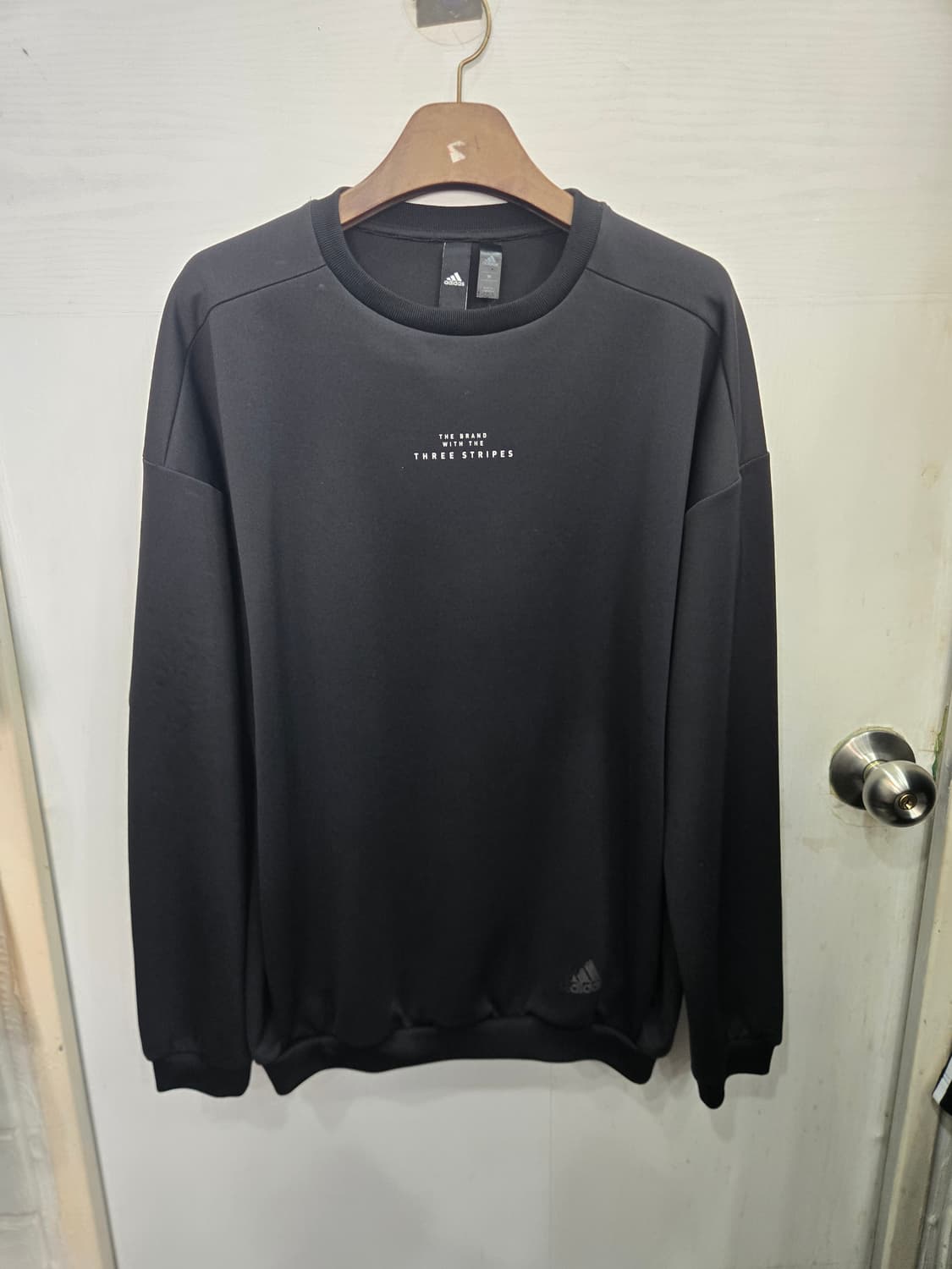 95,M )) adidas 아디다스 긴팔티셔츠! 블랙 & 화이트! 상품이미지2