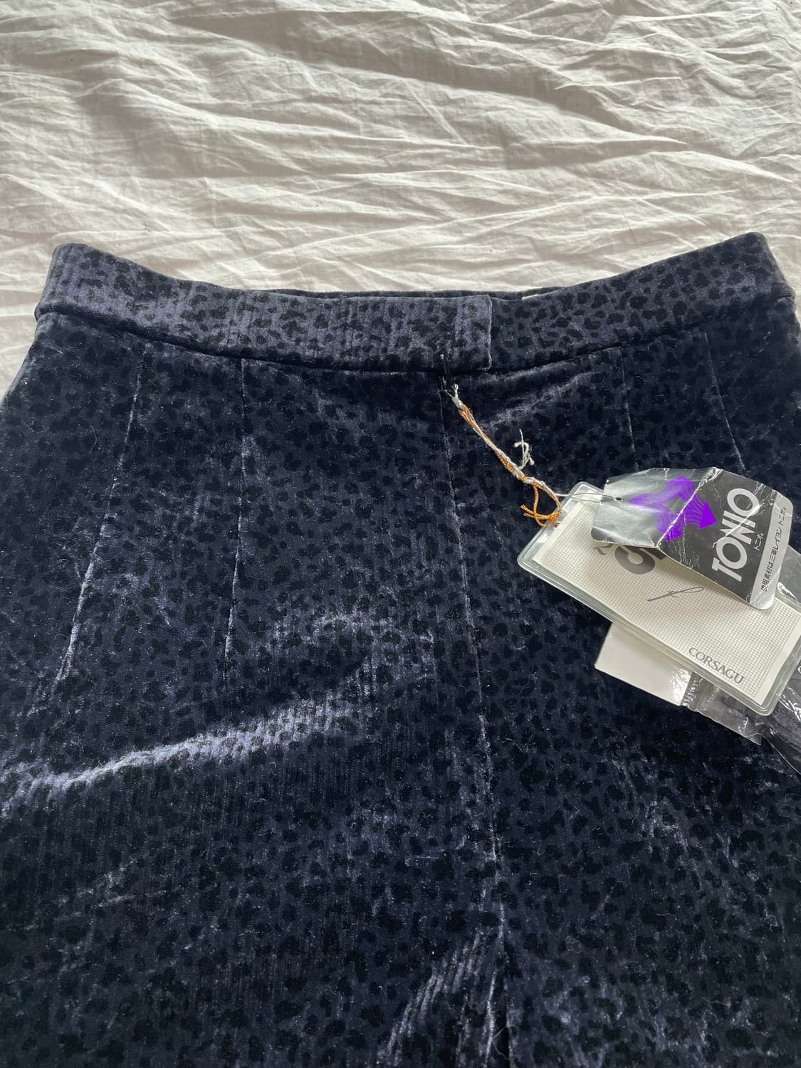 레오파드 벨로아 팬츠 상품이미지1