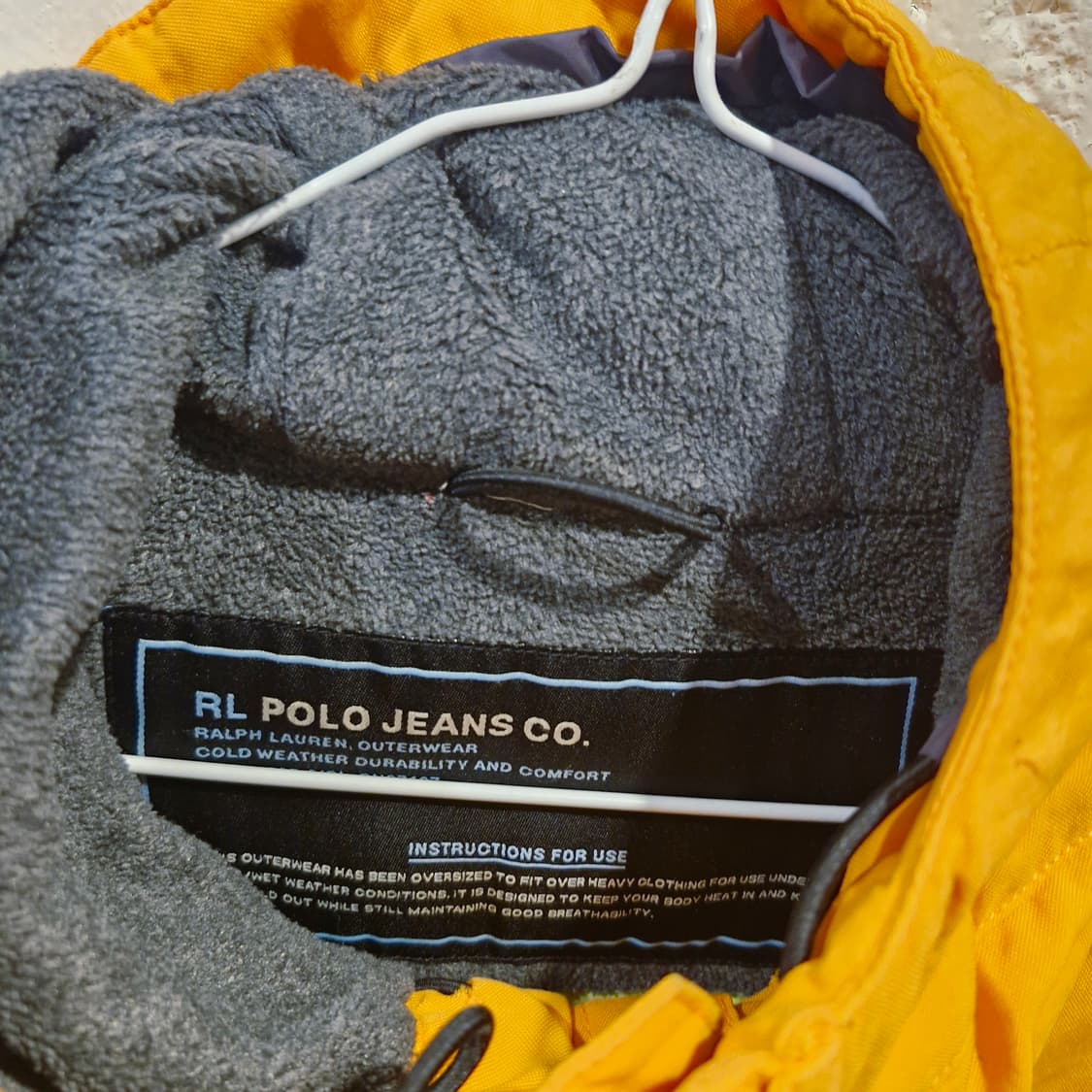 폴로 진 후드 패딩 점퍼 L 상품이미지3