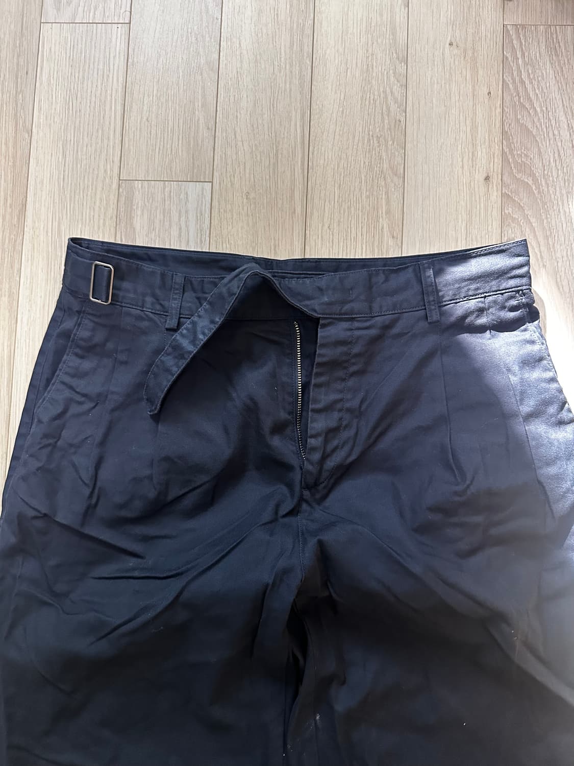 무신사 스탠다드 코튼 구르카 팬츠 네이비 상품이미지2