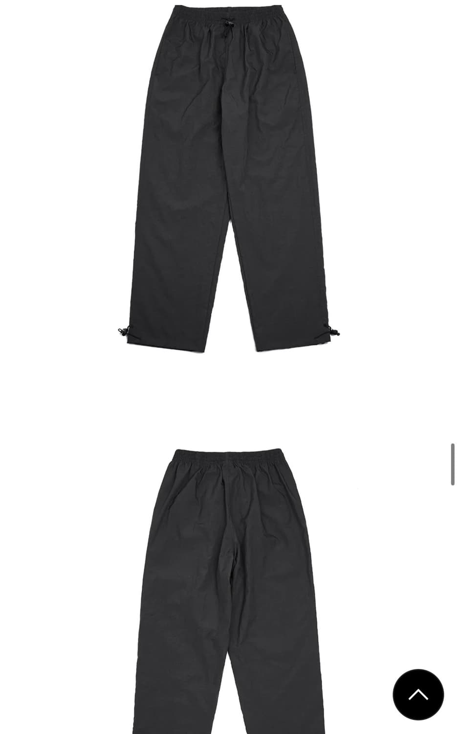 슬릭앤이지 로키 나일론 팬츠 챠콜 2사이즈 새상품 상품이미지2