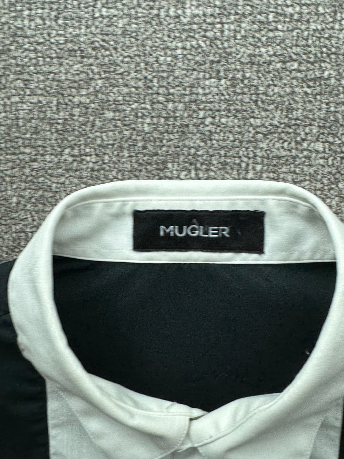 Mugler 뮈글러 메탈릭 패턴 셔츠 M 상품이미지2