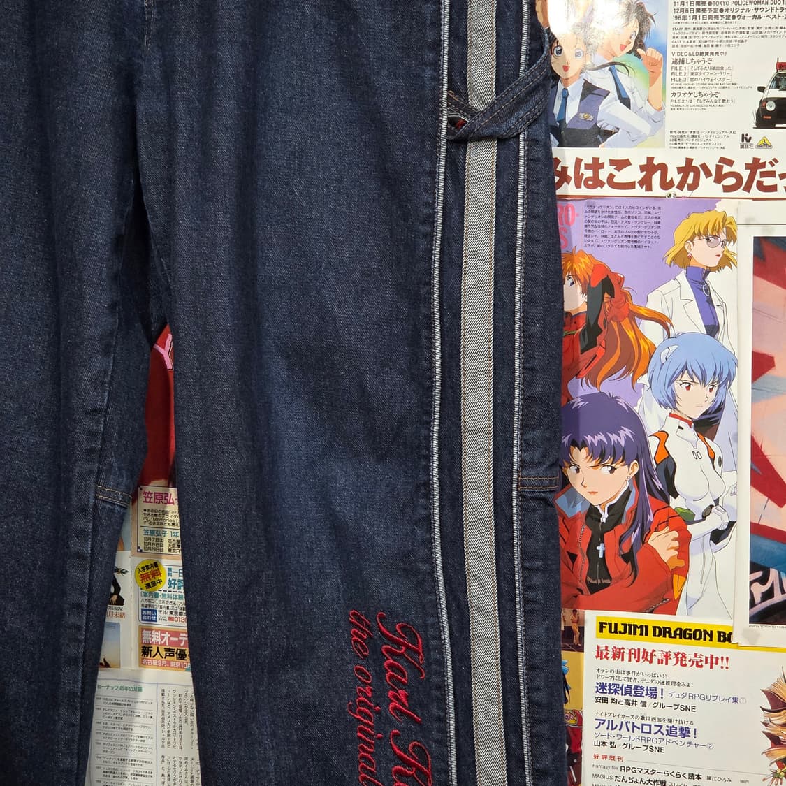 칼카니 사이드 라인 올드스쿨 카펜터 힙합 팬츠 상품이미지5