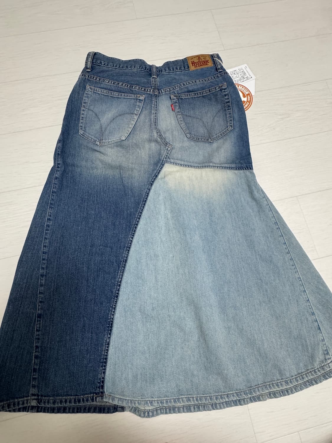 히스테릭글래머 데님롱스커트M 상품이미지3