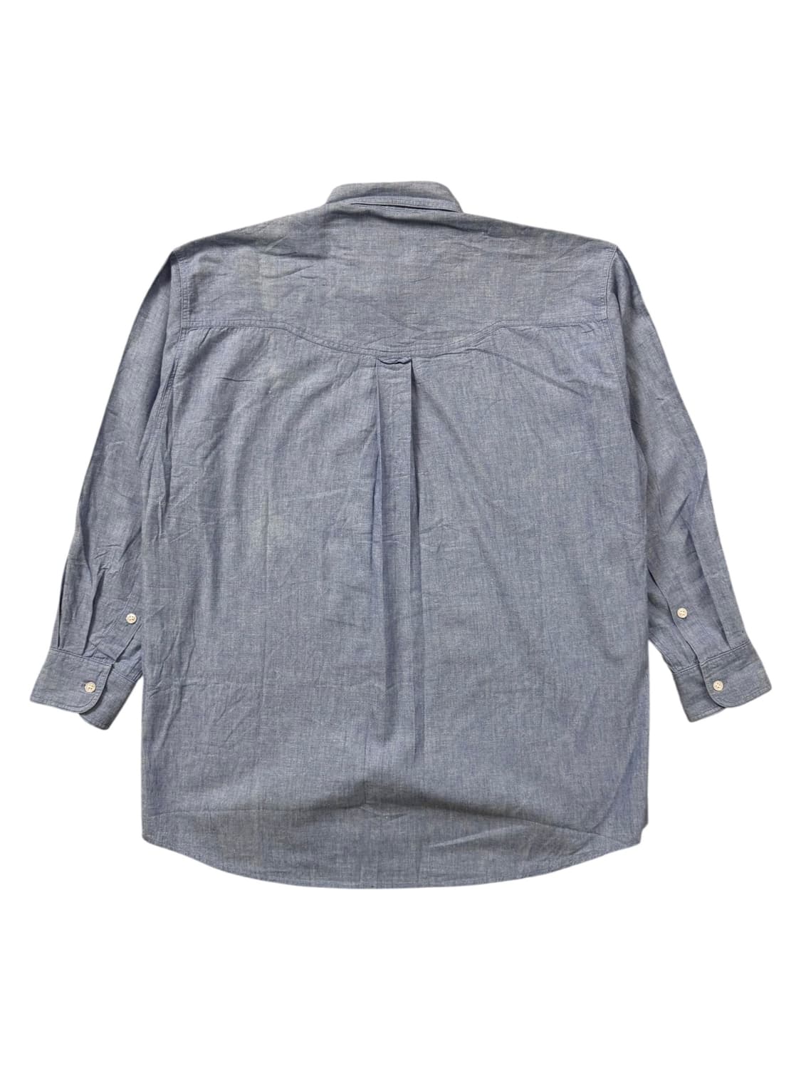 miss au green dog chambray shirt 상품이미지3