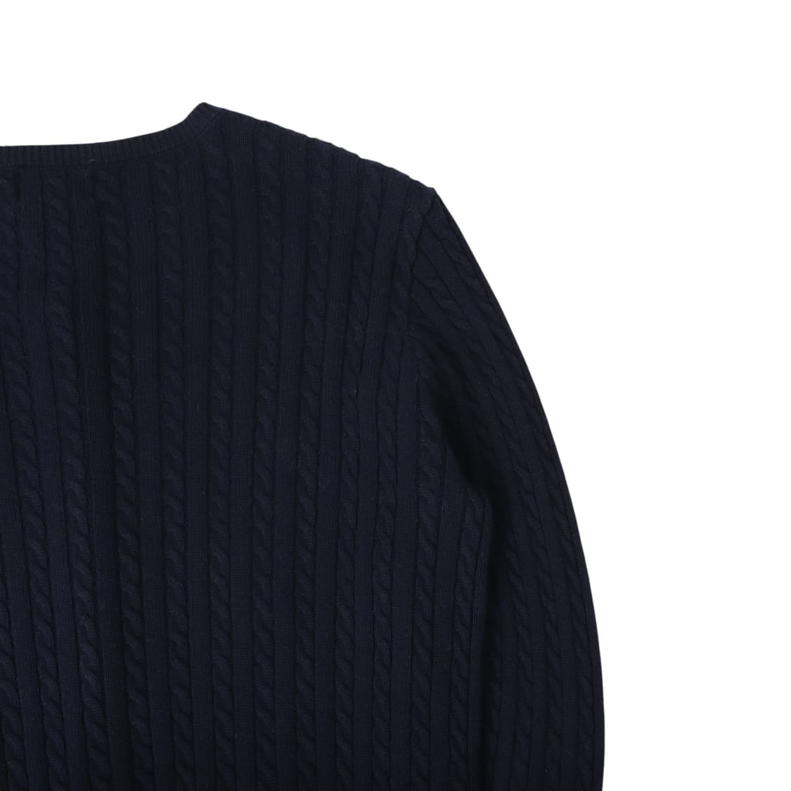폴로 랄프로렌 QR 네이비 케이블 니트 가디건 상품이미지6
