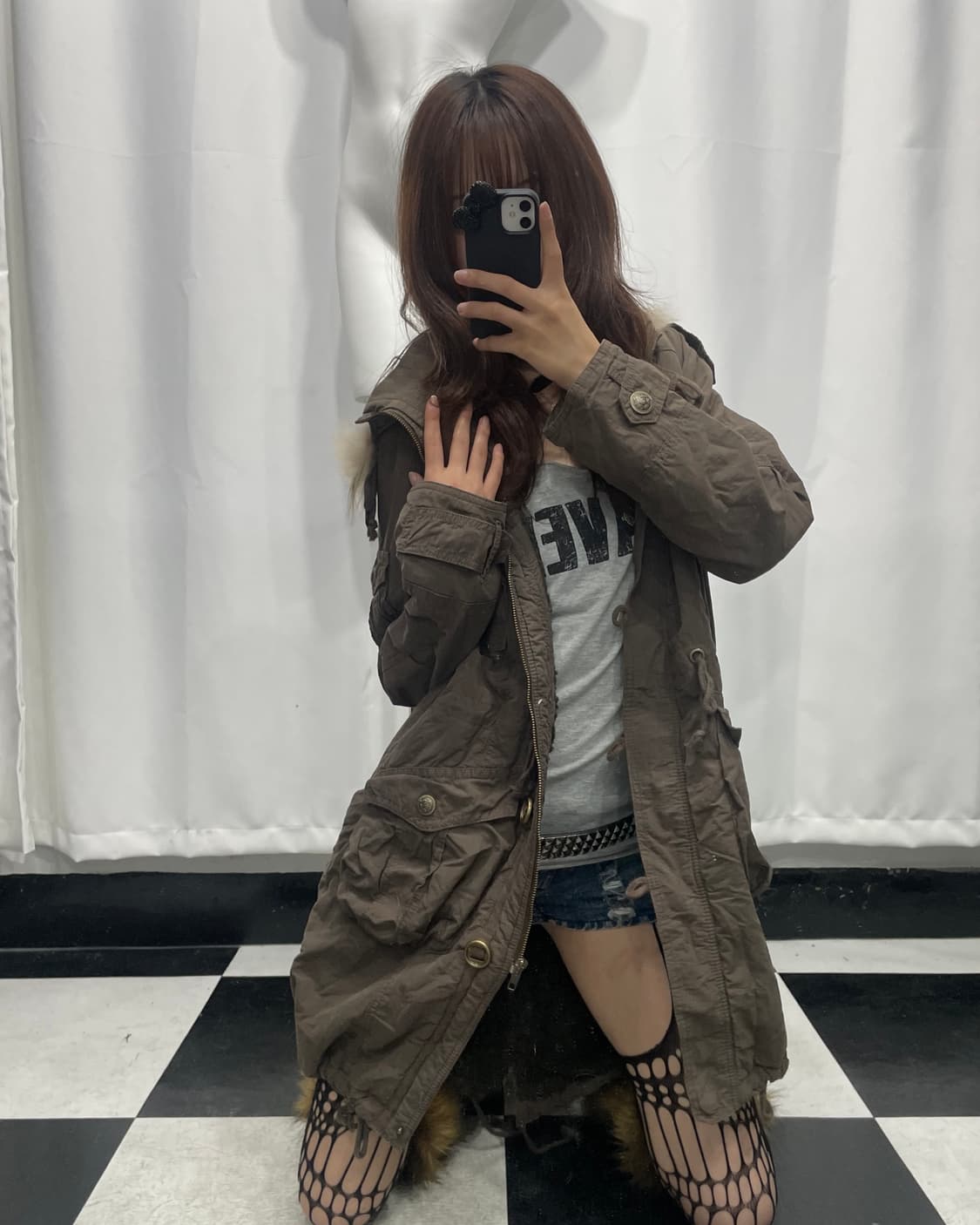 🎸카키 롱 자켓🎸 상품이미지3