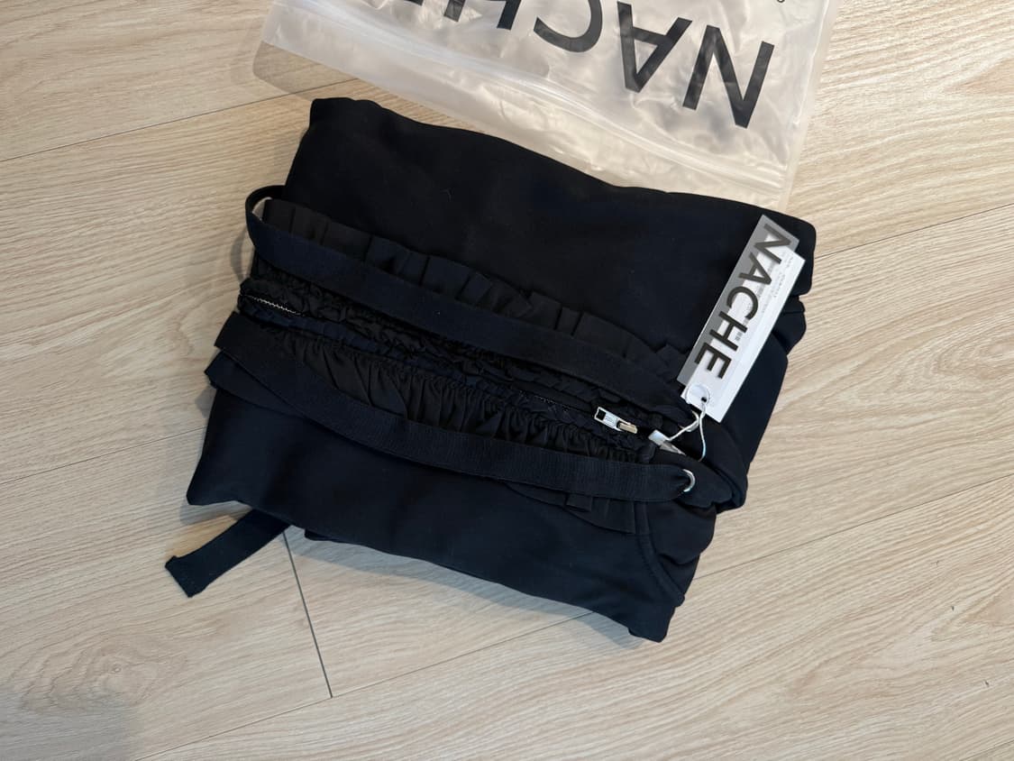 (새상품) nache 나체 러플후드집업 상품이미지5