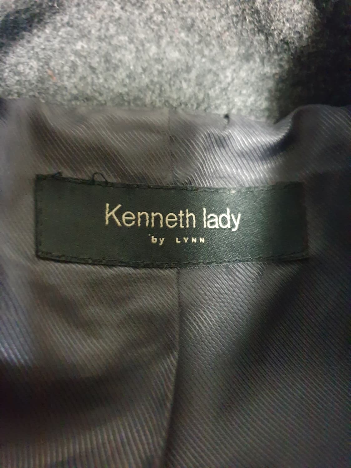 (협업제품) 케네스레이디 바이 린 울 미디코트 그레이 (55) 상품이미지3