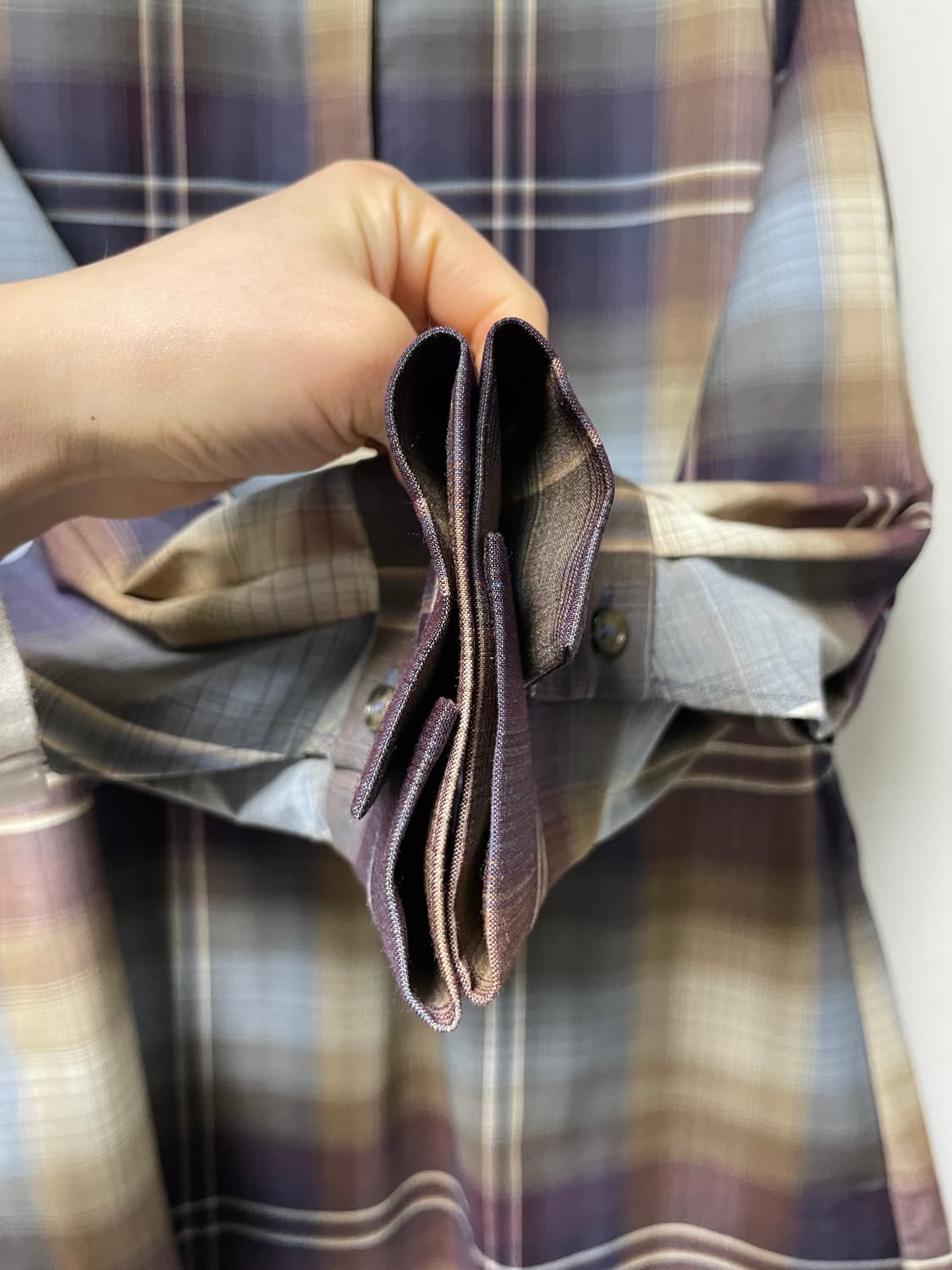 COS 코스 여성 울혼방 신축성 커프스소매 셔츠형 A라인 미디 원피스 상품이미지5