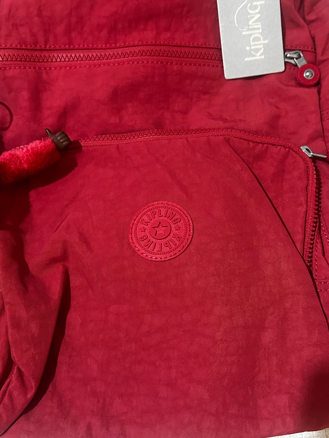 키플링 레드 백팩 새상품 상품이미지2