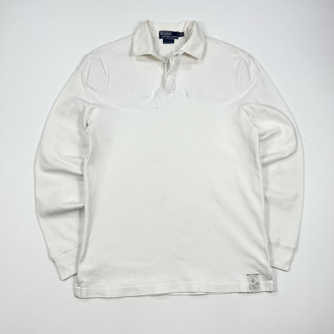 폴로 랄프로렌 클래식 화이트 럭비티 맨투맨 (L) 상품이미지2