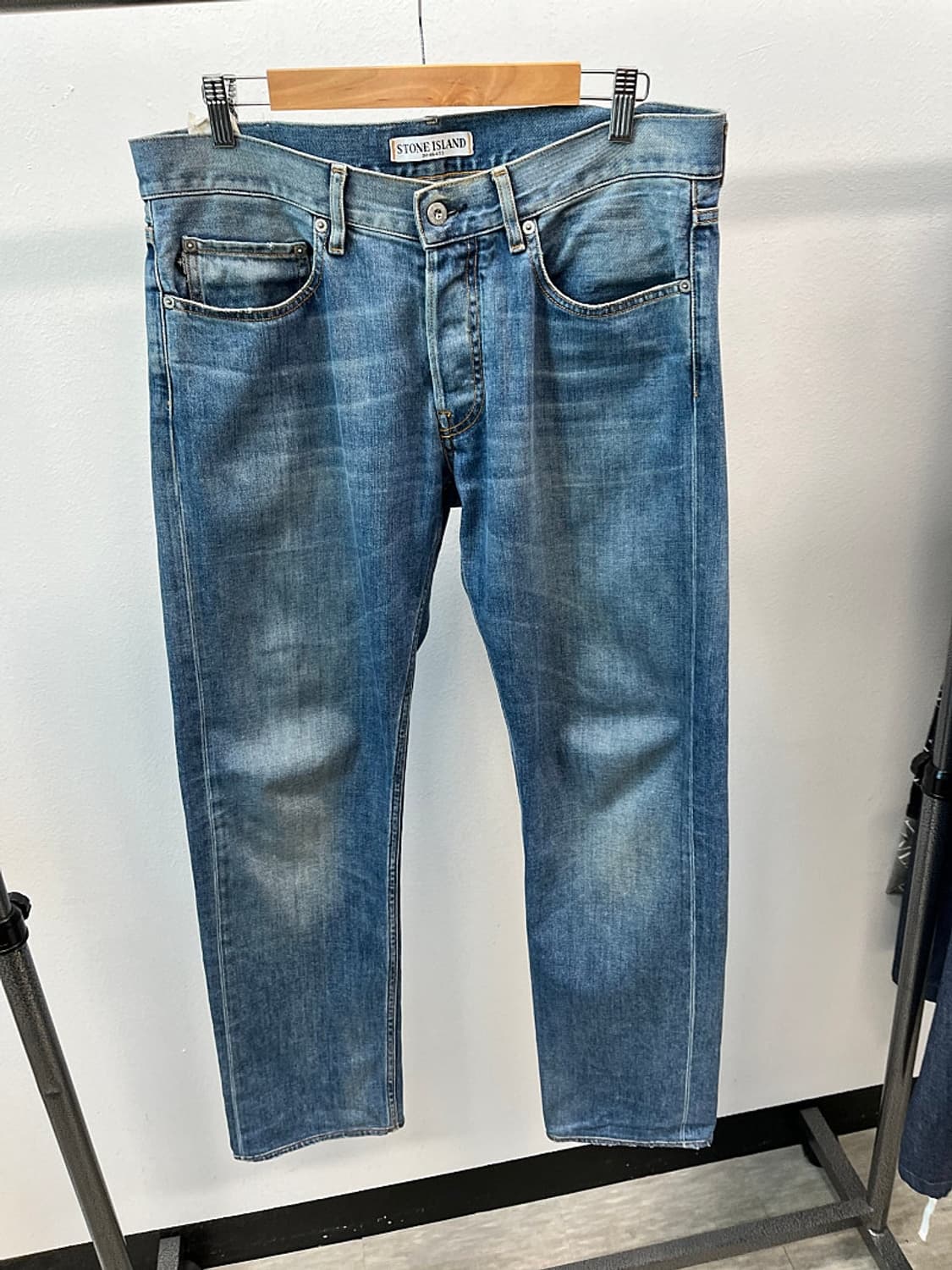 34) 스톤아일랜드 와펜 중청데님 상품이미지4