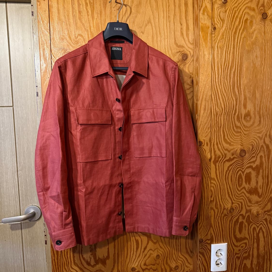 제냐 23 S/S 오아시 리노 브릭 셔츠 자켓  상품이미지4