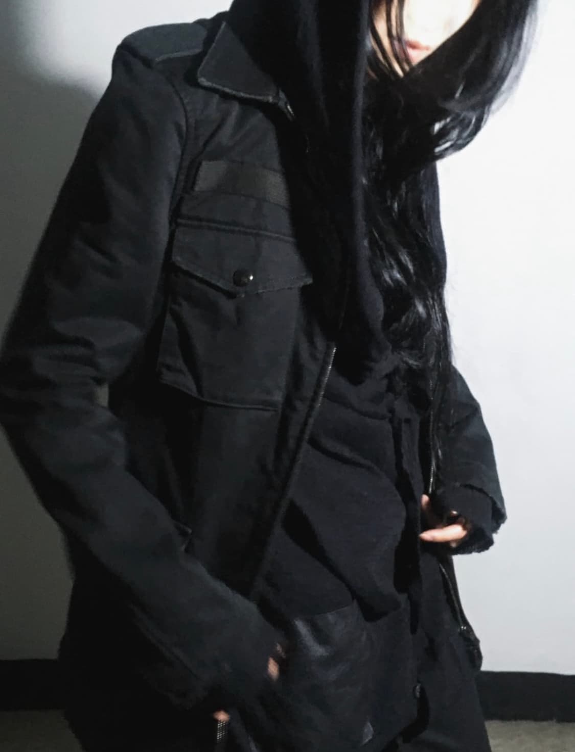 wjk grunge details 필드자켓 상품이미지2