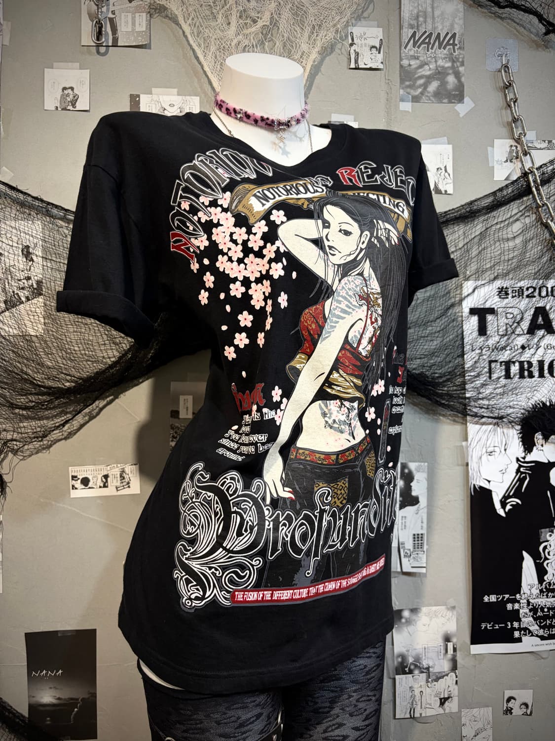 00's Oriental girl Printing over-fit 상품이미지6