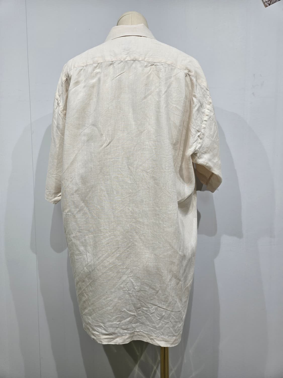 지방시 아이보리 린넨 반팔 남방 셔츠 상품이미지2