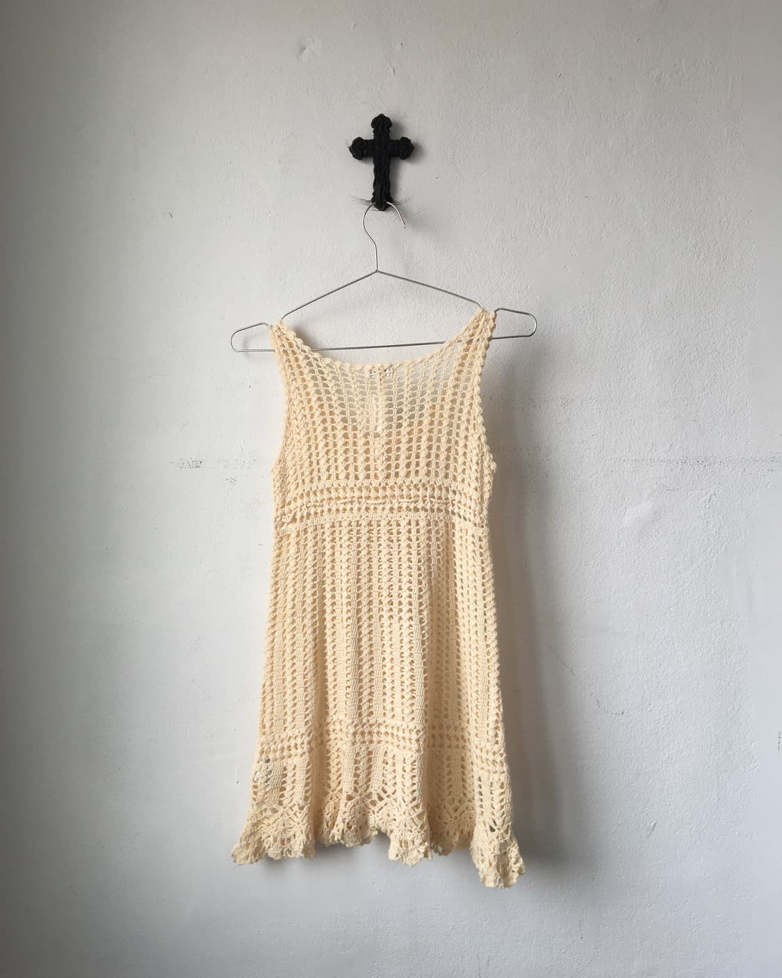 Pom pom crochet sleeveless 상품이미지3