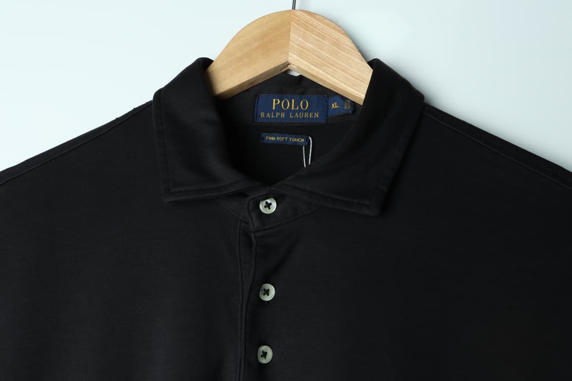 (XL-3XL) 폴로 랄프로렌 반팔 카라 티셔츠 USA 블랙-H30568 상품이미지6