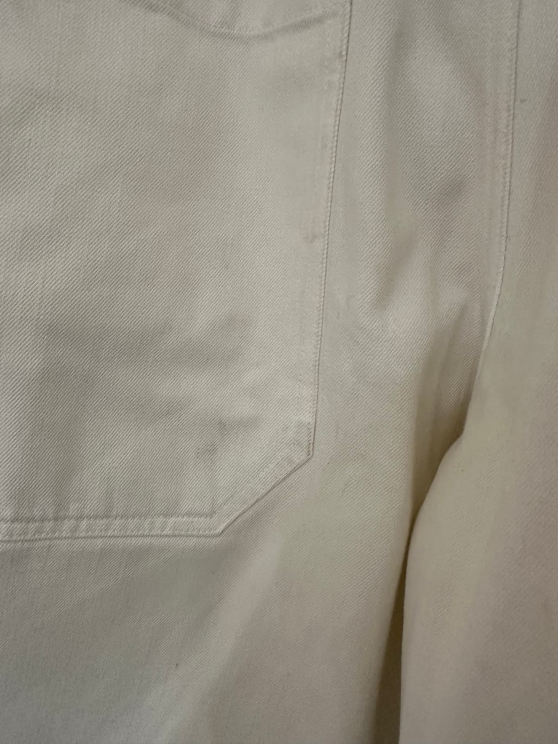 스튜디오 니콜슨 화이트 데님 쇼츠  상품이미지5