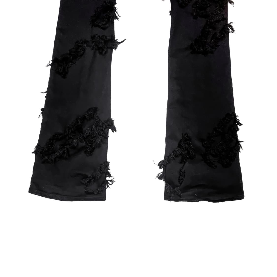 릭오웬스 - 22SS DRKSHDW 타이론 슬래쉬 부츠컷 팬츠 - 블랙  상품이미지4