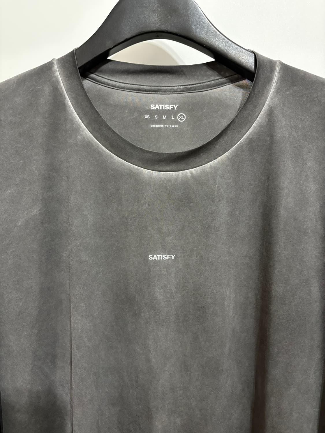 세티스파이 / 아우라라이트 롱 티셔츠 블랙 피그먼트 / XL 상품이미지2