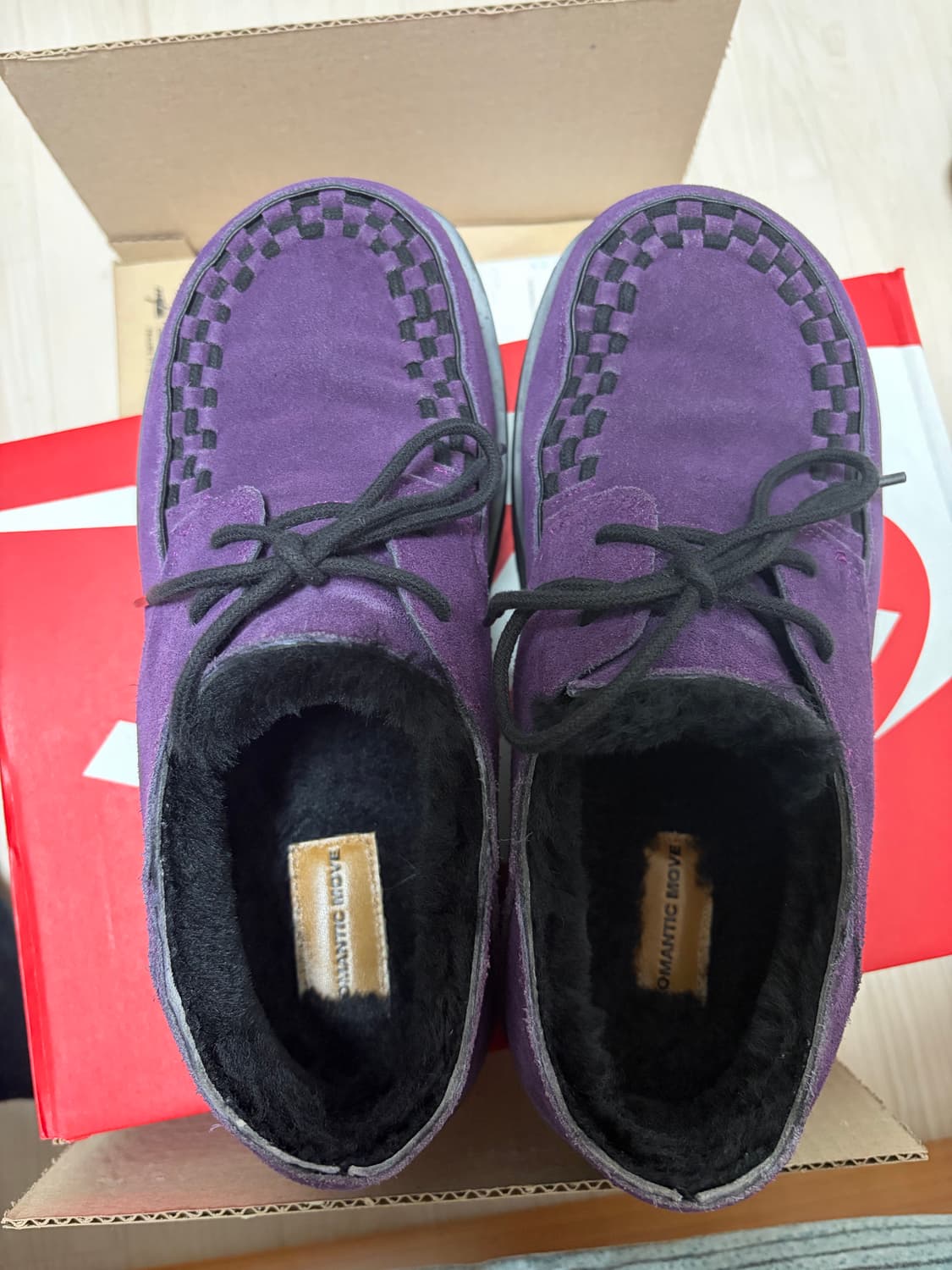 로맨틱무브 보위 퍼플 스웨이드 슈즈 270 상품이미지2