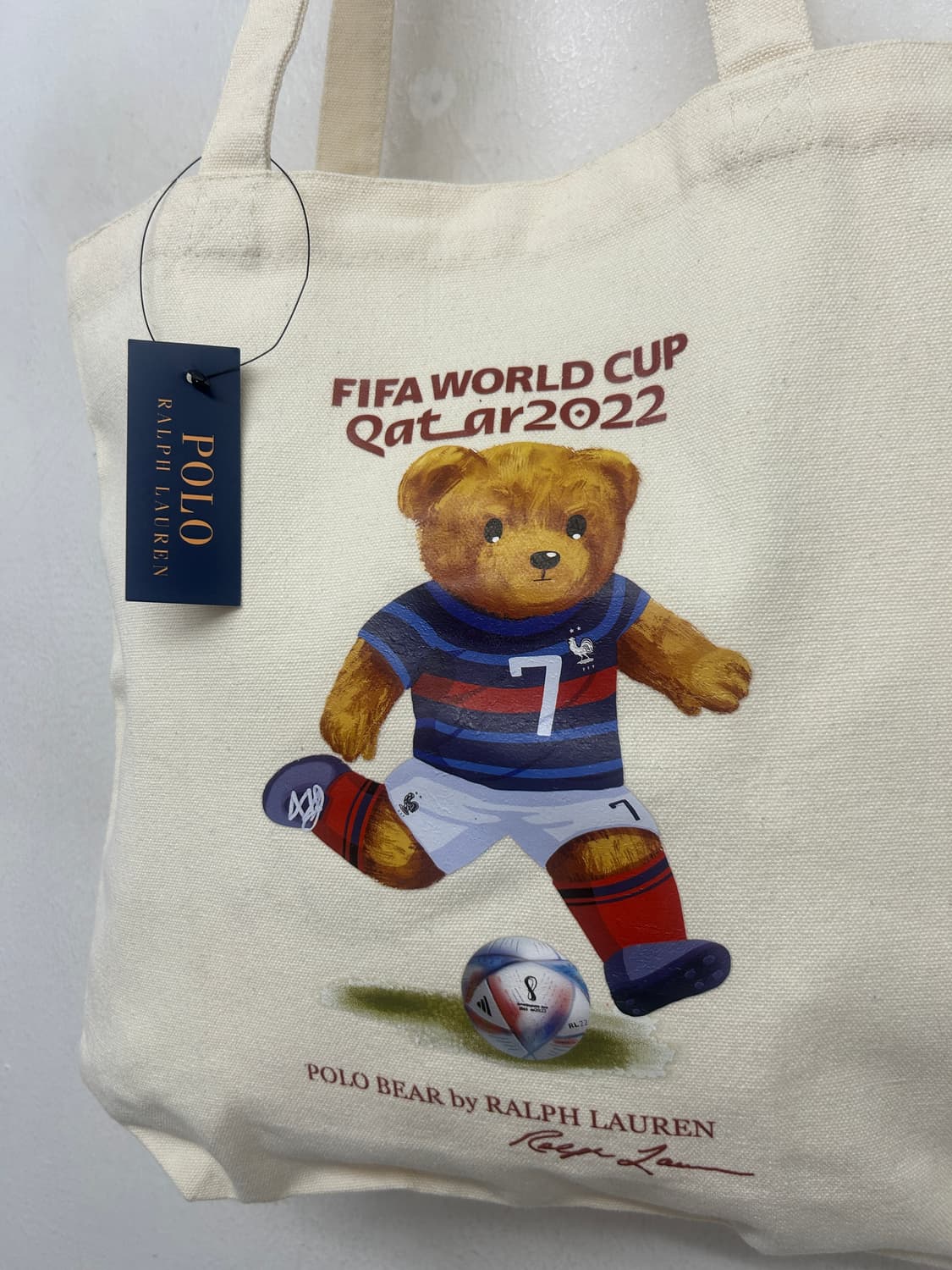 폴로 랄프로렌 FIFA 2022 카타르 월드컵 베어 토트백 상품이미지2