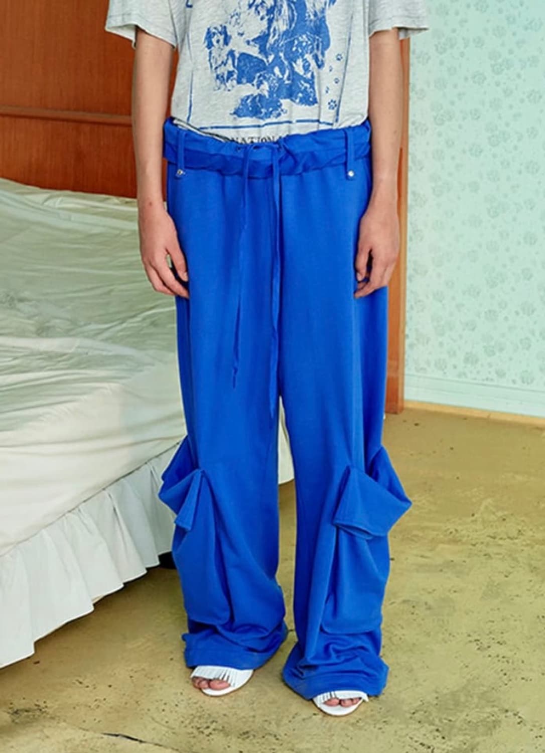 OPENYY ROLLED WAIST SWEAT CARGO PANTS 상품이미지2