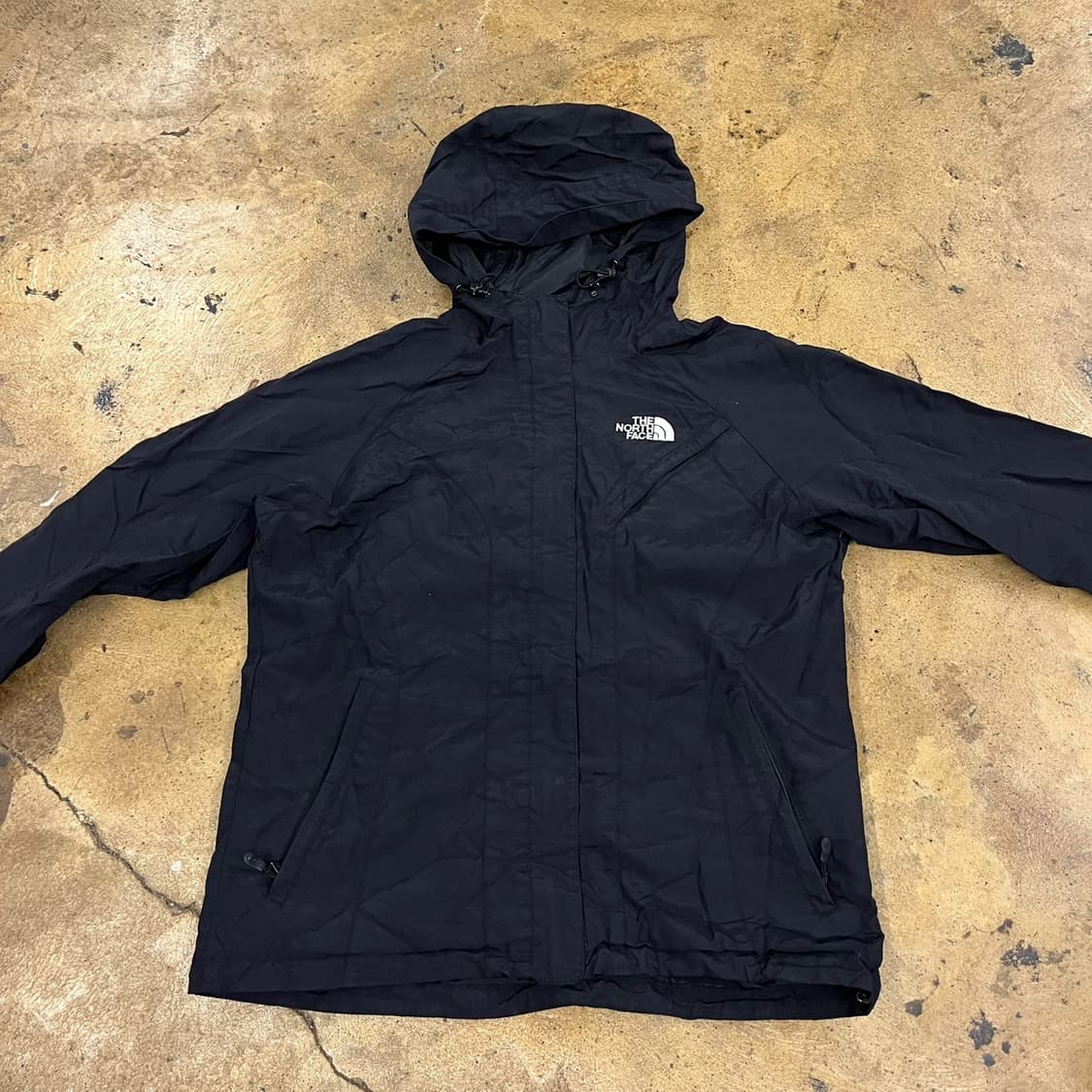 [정품/M] 노스페이스 블랙 바람막이 후드 자켓 b16 상품이미지2